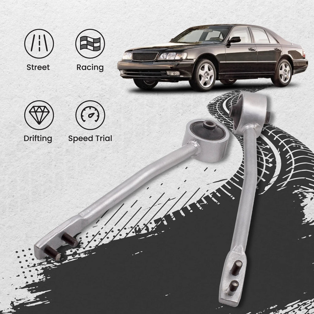 2X Front Lower Control Arm Strut Rod Bar for Infiniti Q45 (1997–2001)