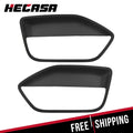 Pair of Black ABS Interior Door Panel Inserts for Ford Mustang (2005–2009)