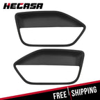 Pair of Black ABS Interior Door Panel Inserts for Ford Mustang (2005–2009)