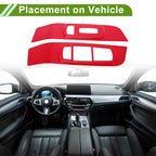 2Pcs Window Switch Bezel Cover for Dodge Challenger (2015–2023)