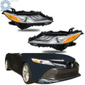 LED Headlight for Toyota Camry XLE XSE (2018–2020) Chrome Housing Left+Right