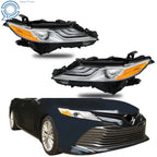 LED Headlight for Toyota Camry XLE XSE (2018–2020) Chrome Housing Left+Right