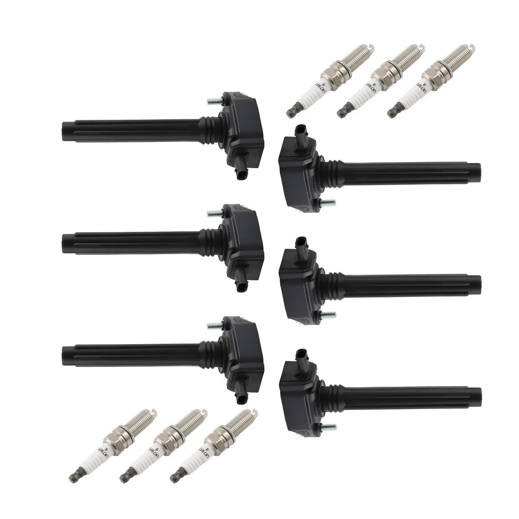 6 Ignition Coils & Spark Plugs for RAM ProMaster 1500 2500 3500 (2014–2020)