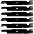 6-Pack Mower Blades 601123 795757 for Hustler Raptor SD & Fas Trak 48"