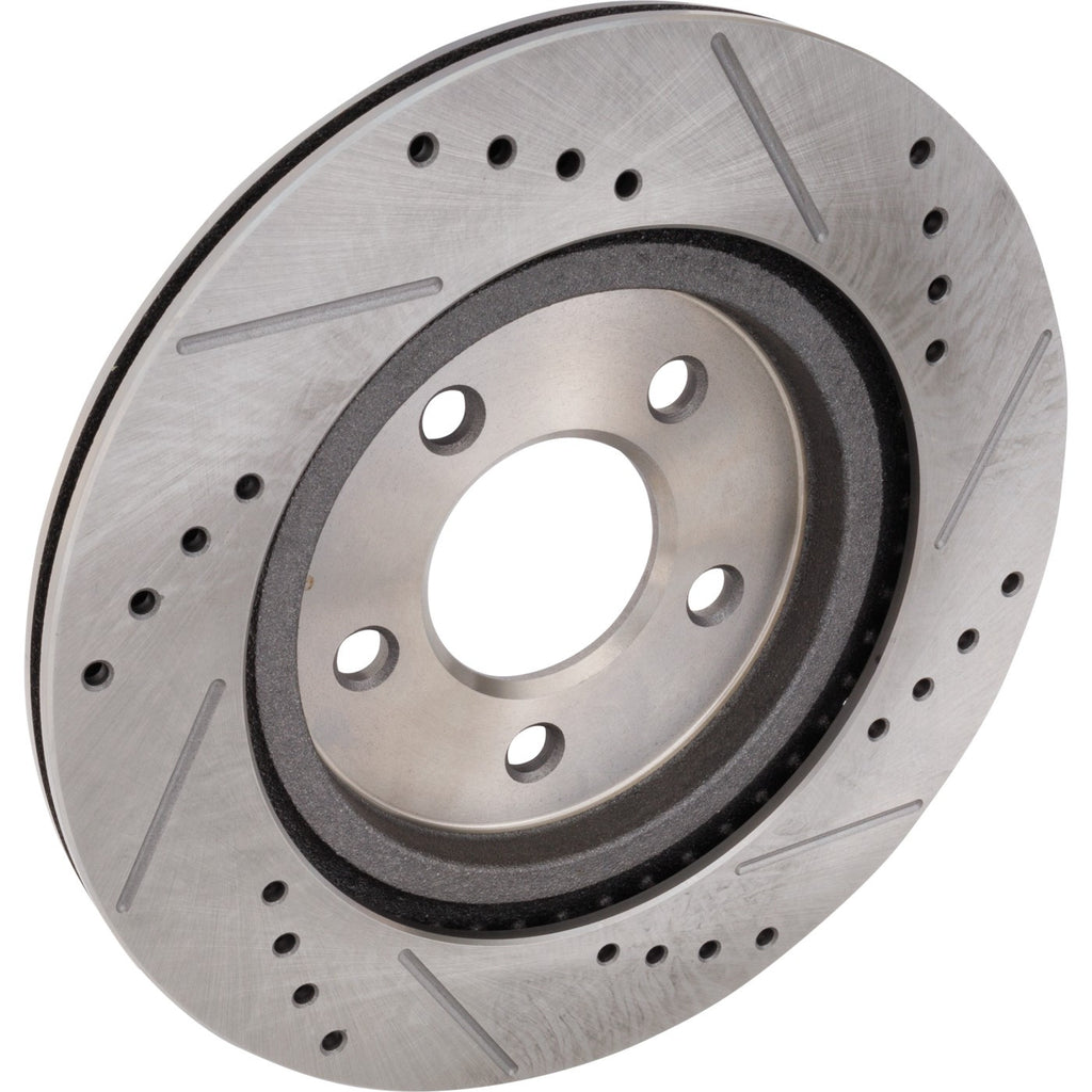 Brake Disc and Pad Kit for Ford Mustang (2005–2011) Rear Left Right Cross-drilled