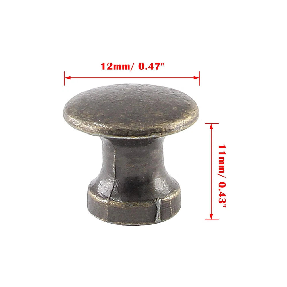 12Pcs Zinc Alloy Antique Furniture Pull Handle Knob for Cabinets & Drawers