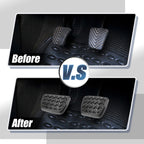 Set of 4 Anti-Slip Clutch Brake Pedal Covers for Toyota RAV4 
