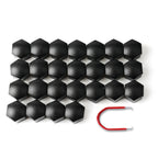 Wheel Center Caps and Lug Nut Covers for Tesla Cybertruck (2023) Matte Black