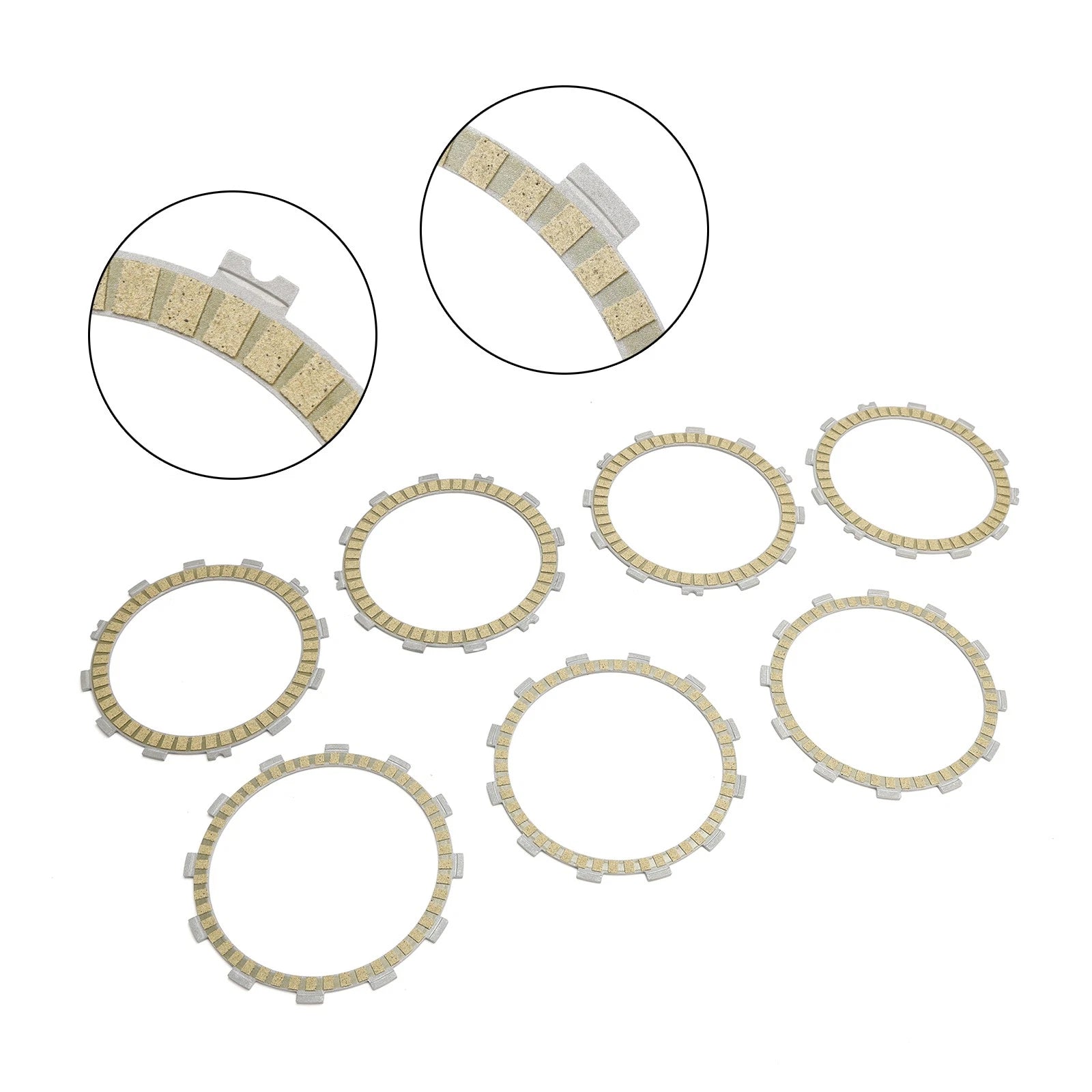 Clutch Friction Plate Kit for Kawasaki ER650 Z650 EX650 Ninja 650 (2017–2024)