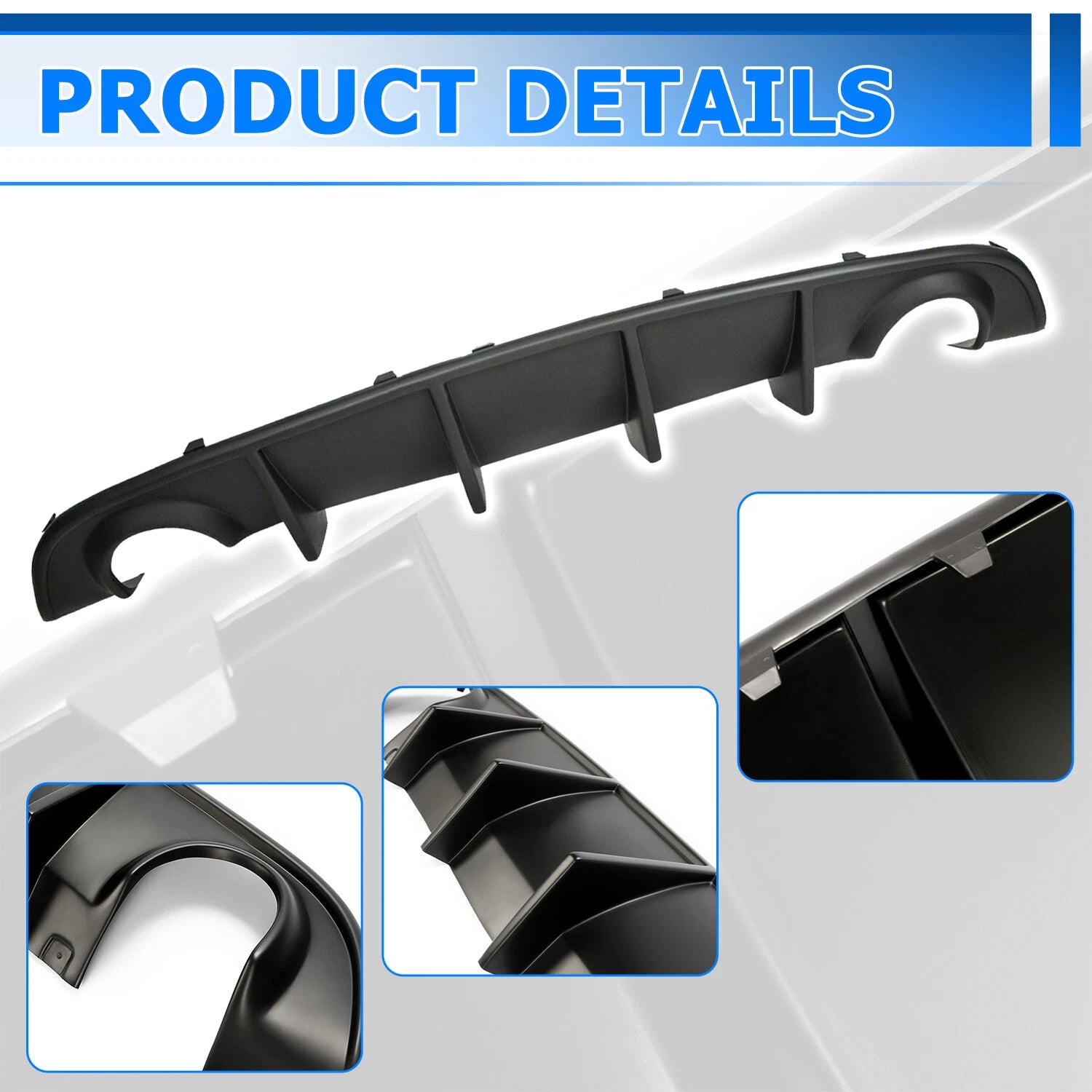 Rear Diffuser Bumper Valance Lip for Dodge Charger SRT (2015–2023)