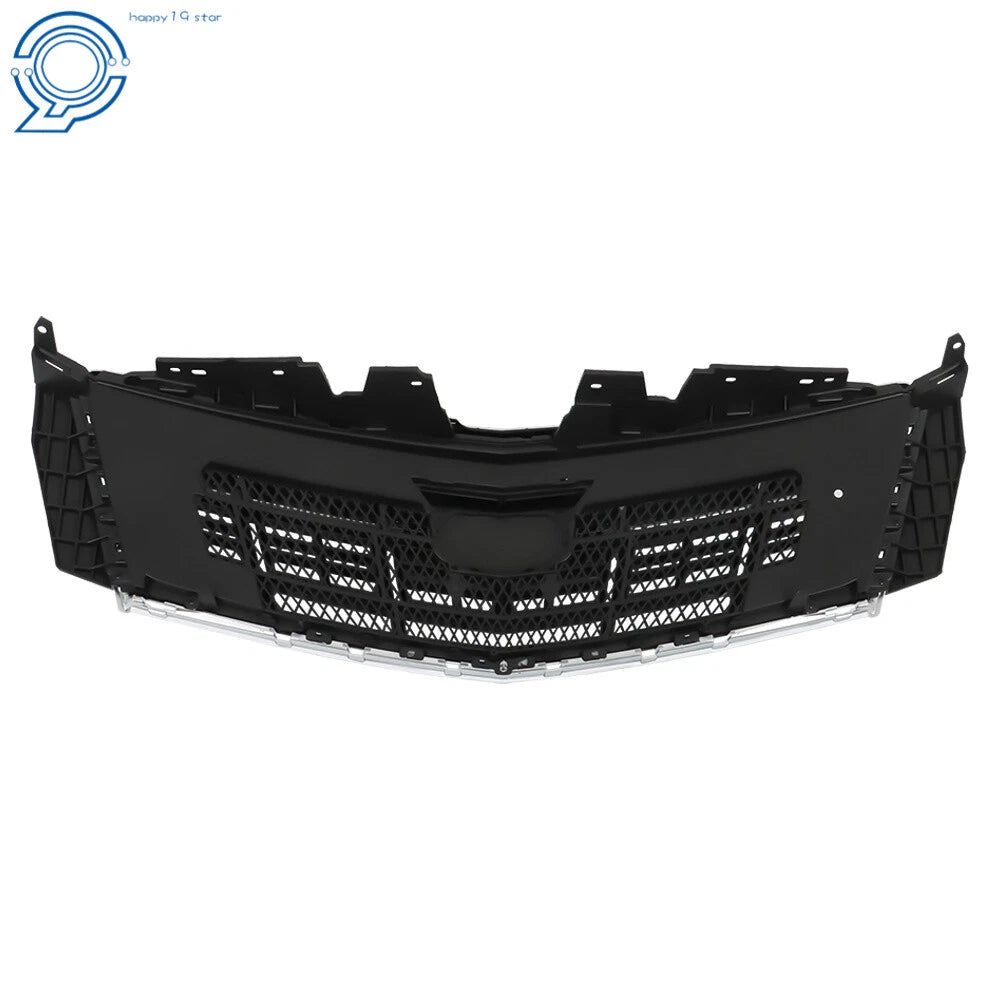 Front Bumper Grille for Cadillac XTS (2016-2017) Black Plastic