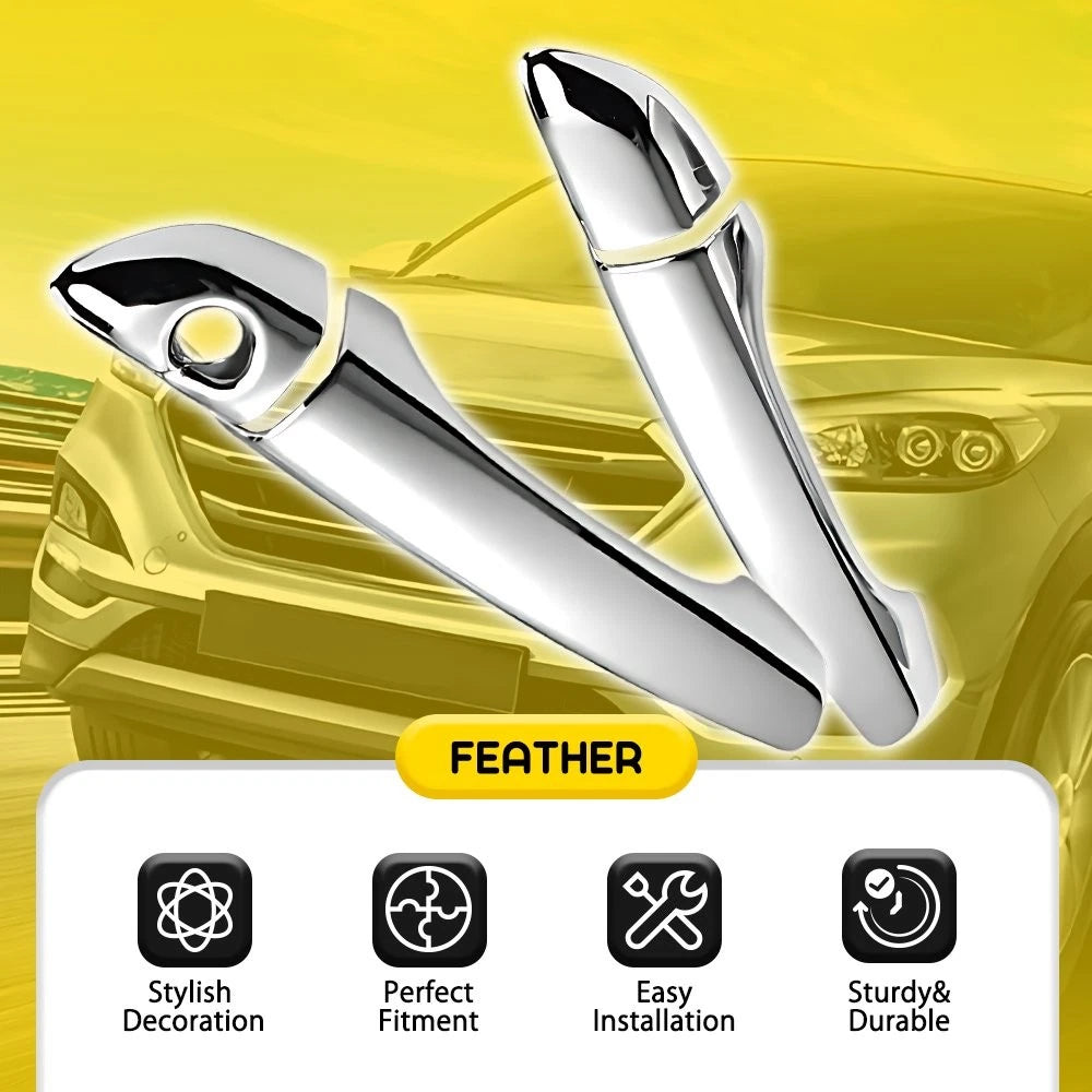 Set of 2 Chrome Door Handle Covers for Hyundai Tucson (2016–2021) OEM 4-20X