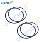 Set of 2 Piston Ring Set Oversize 0.020 for OMC Johnson Evinrude Outboard