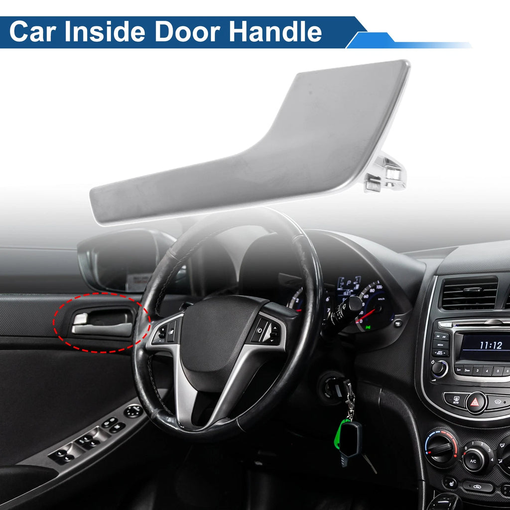 Front Driver Side Interior Door Handle for Audi Q5 (2009–2018) No. 8R0837019A Chrome