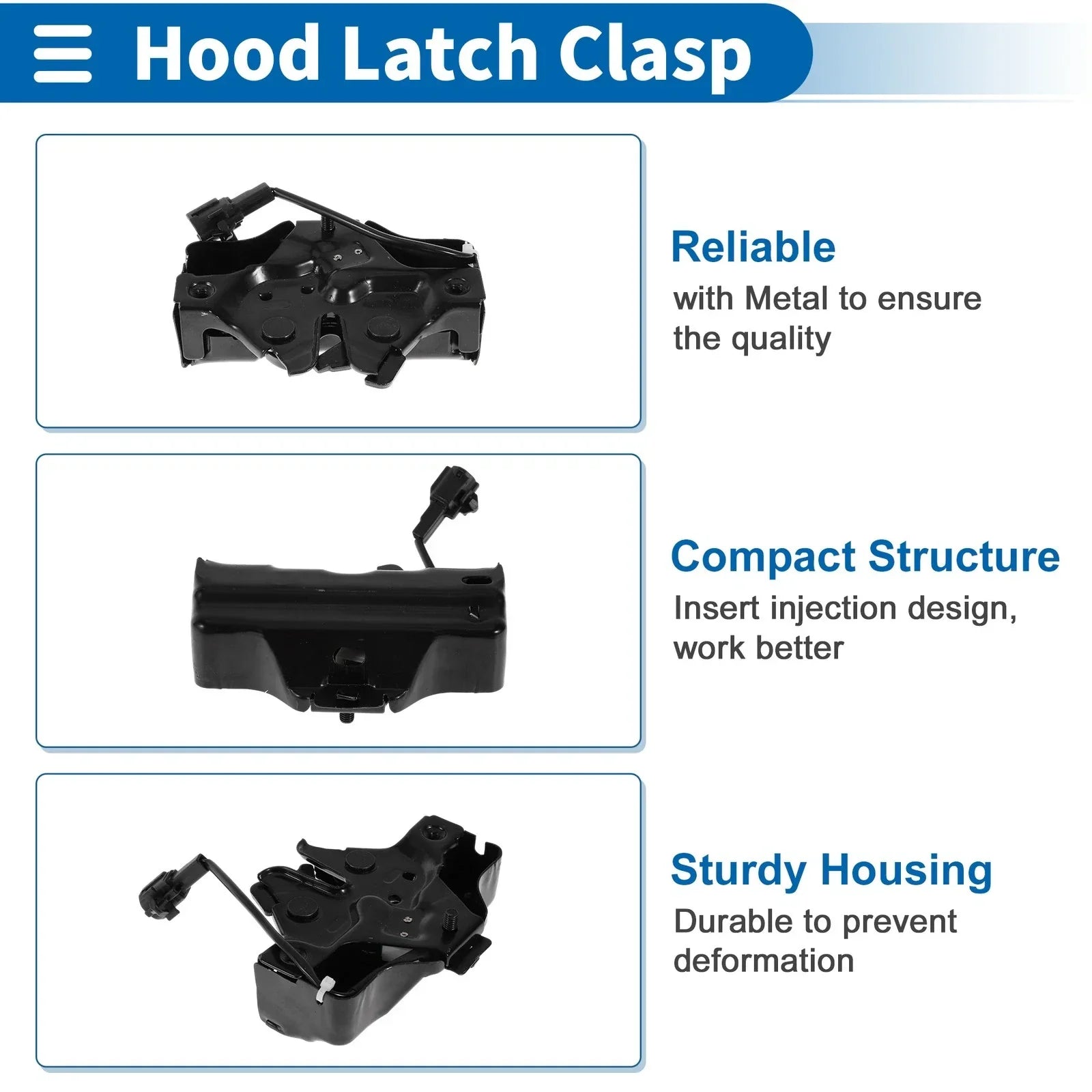 Hood Latch Assembly for Lexus LS460 (2007-2017) 1 x Quality Replacement