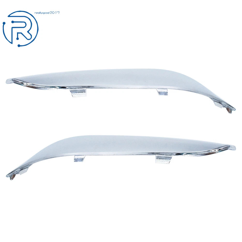 Set of 2 Chrome Front Bumper Moldings for Chrysler 300 (2011-2014)