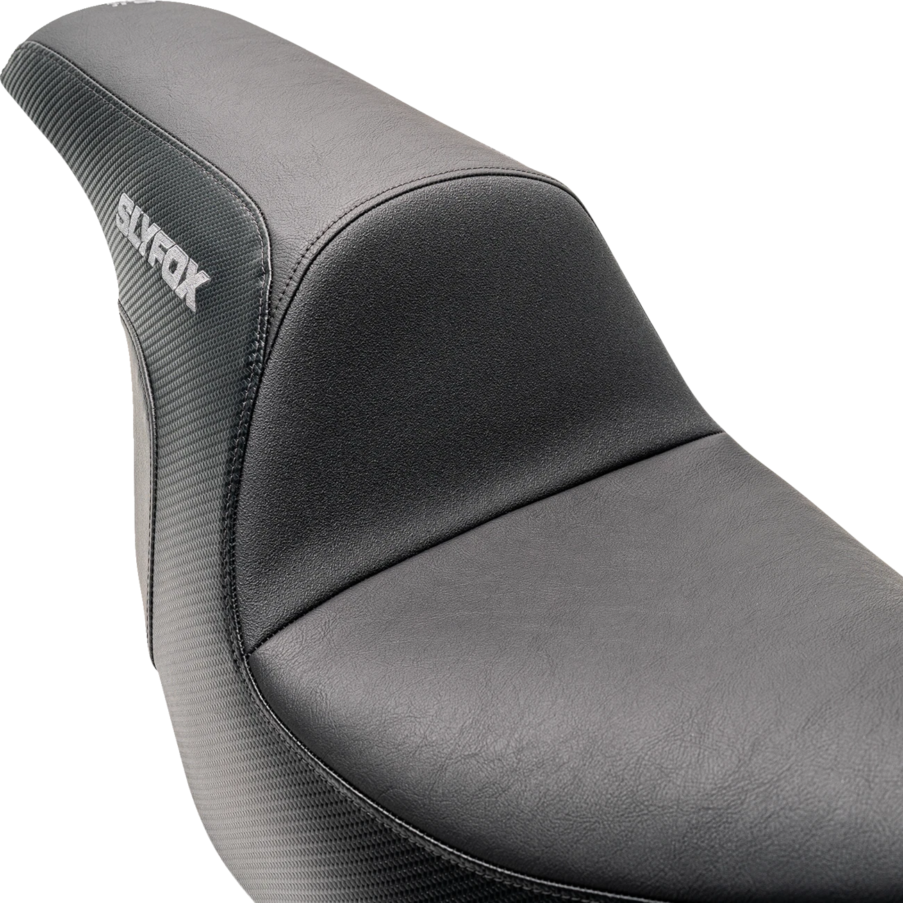 Lowrider Drifter Seat for SLYFOX (Gray Logo, Smooth Vinyl, Carbon Fiber)