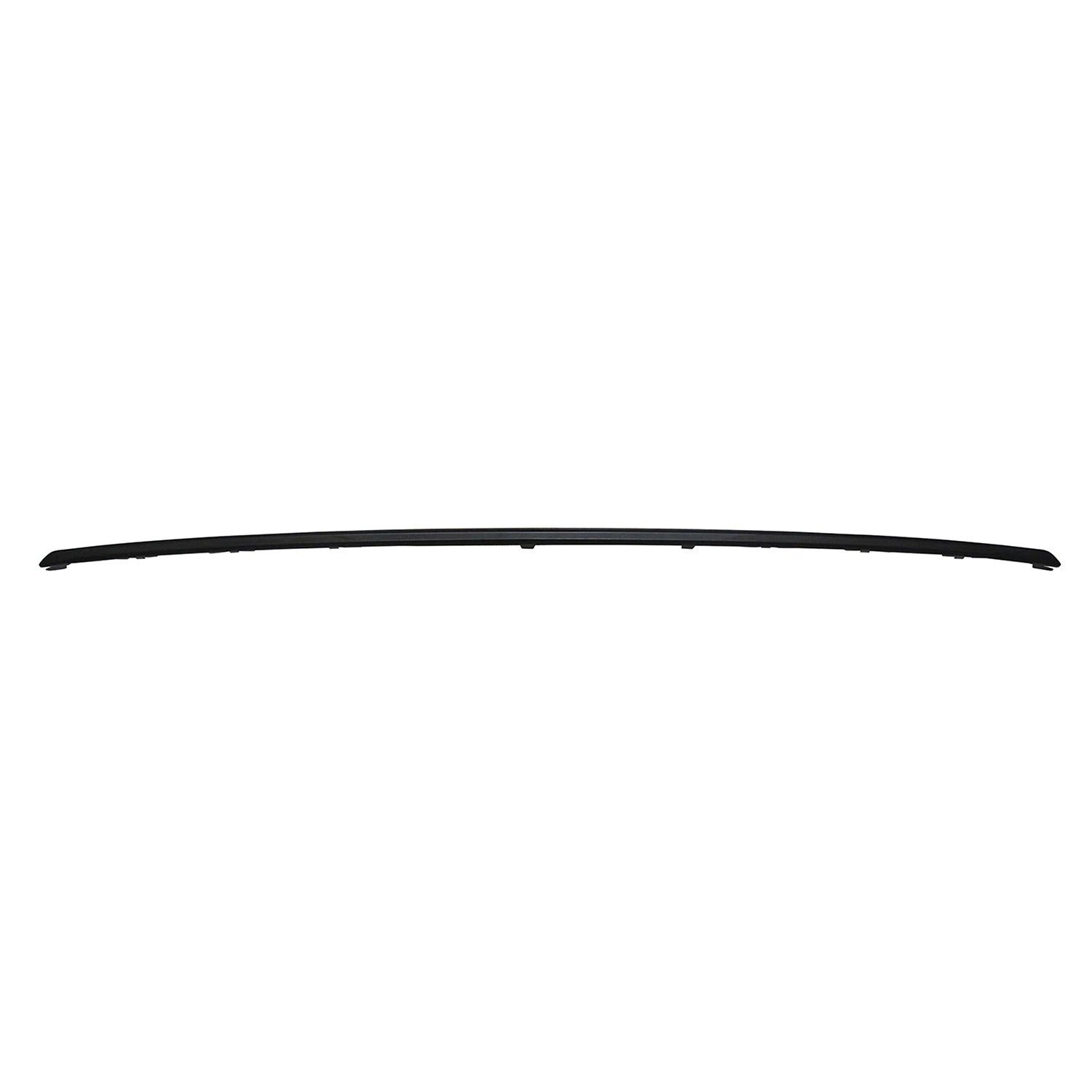 Replacement Black Painted Plastic Rear Center Bumper Cover Molding
