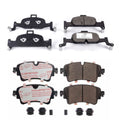PowerStop 2X Front & Rear Carbon Fiber Ceramic Brake Pad Kit for A4 A5 Quattro (2010–2020)