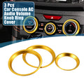 Set of 3 AC Knob Background Covers for Subaru Forester Impreza 