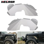 Solid Front Inner Fender Liners Aluminum for Jeep Wrangler Unlimited JK (2007–2018)