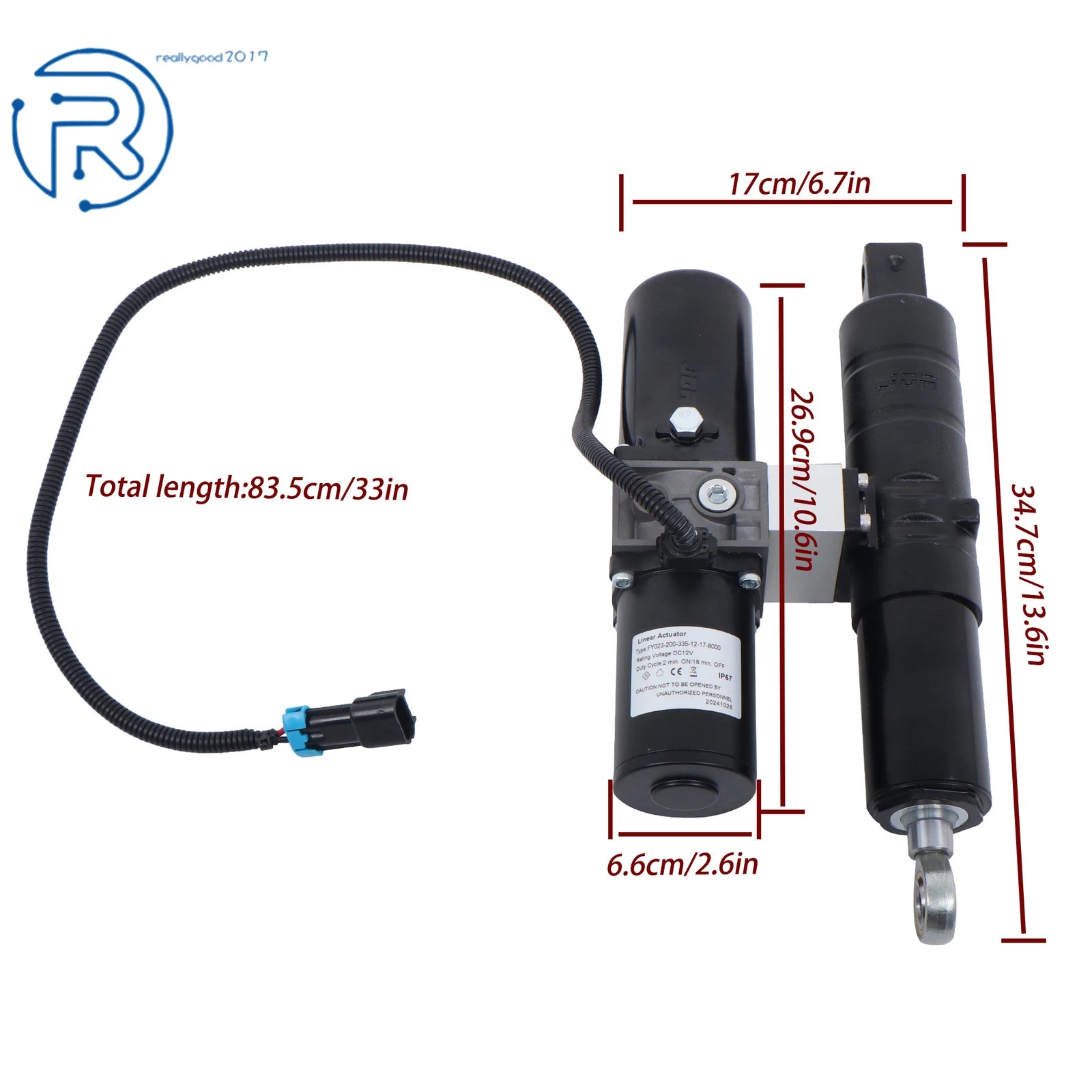 Power Bed Lift Actuator for John Deere Gator XUV 620i 850D (2007-2018)