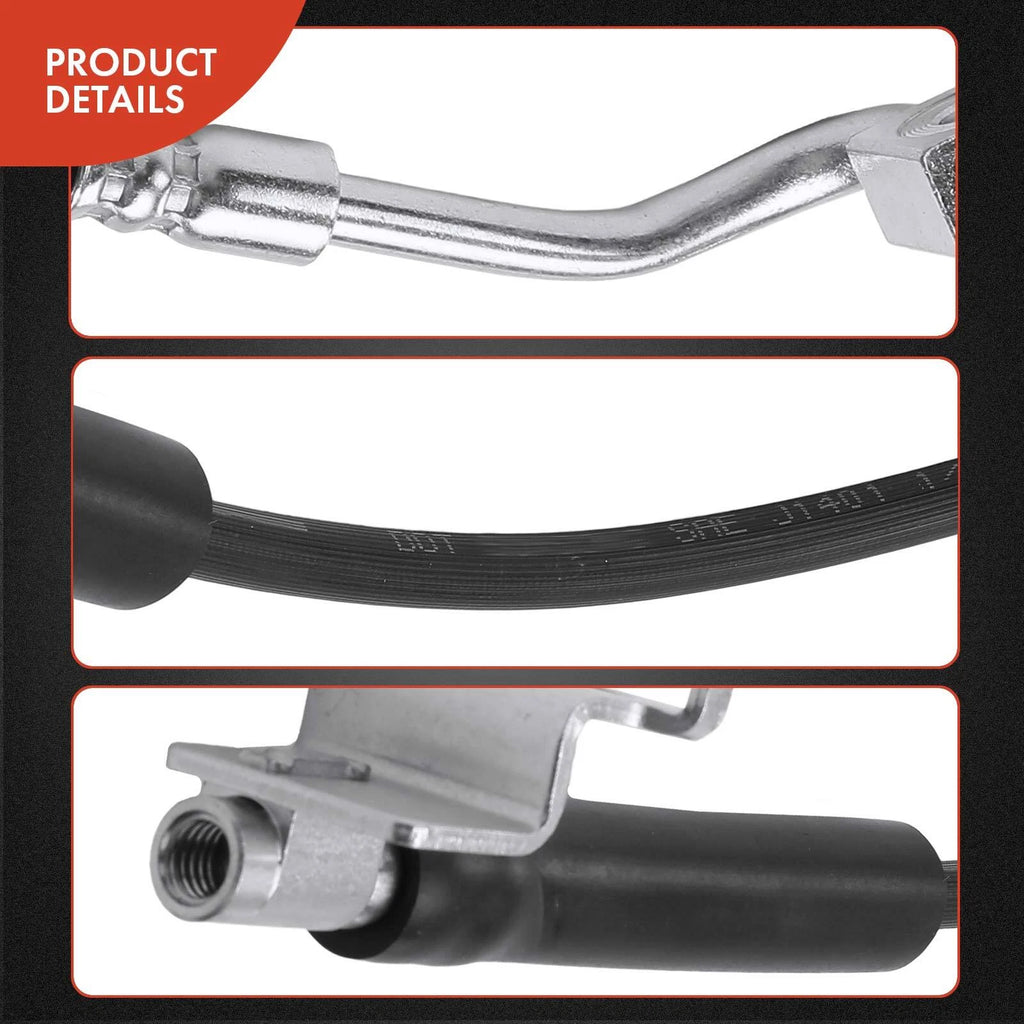 2X Front Brake Hydraulic Hose Line for Ford Mustang (2015–2021)