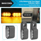 2X LED Motorcycle Turn Signal Indicator Amber Blinker Lamp for Mini
