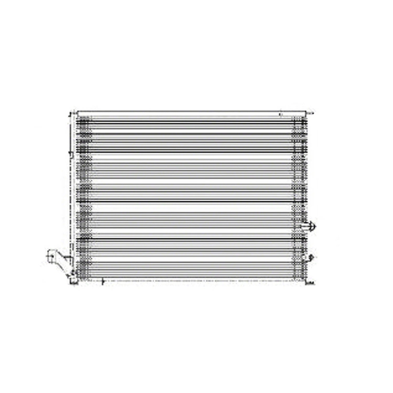 Replacement A/C Condenser Repair Part For 2008-2013 Cadillac CTS