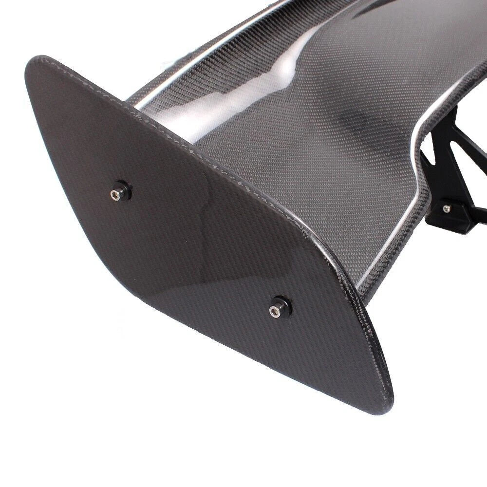 57" JDM Racing GT RS Carbon Fiber Rear Trunk Spoiler Wing