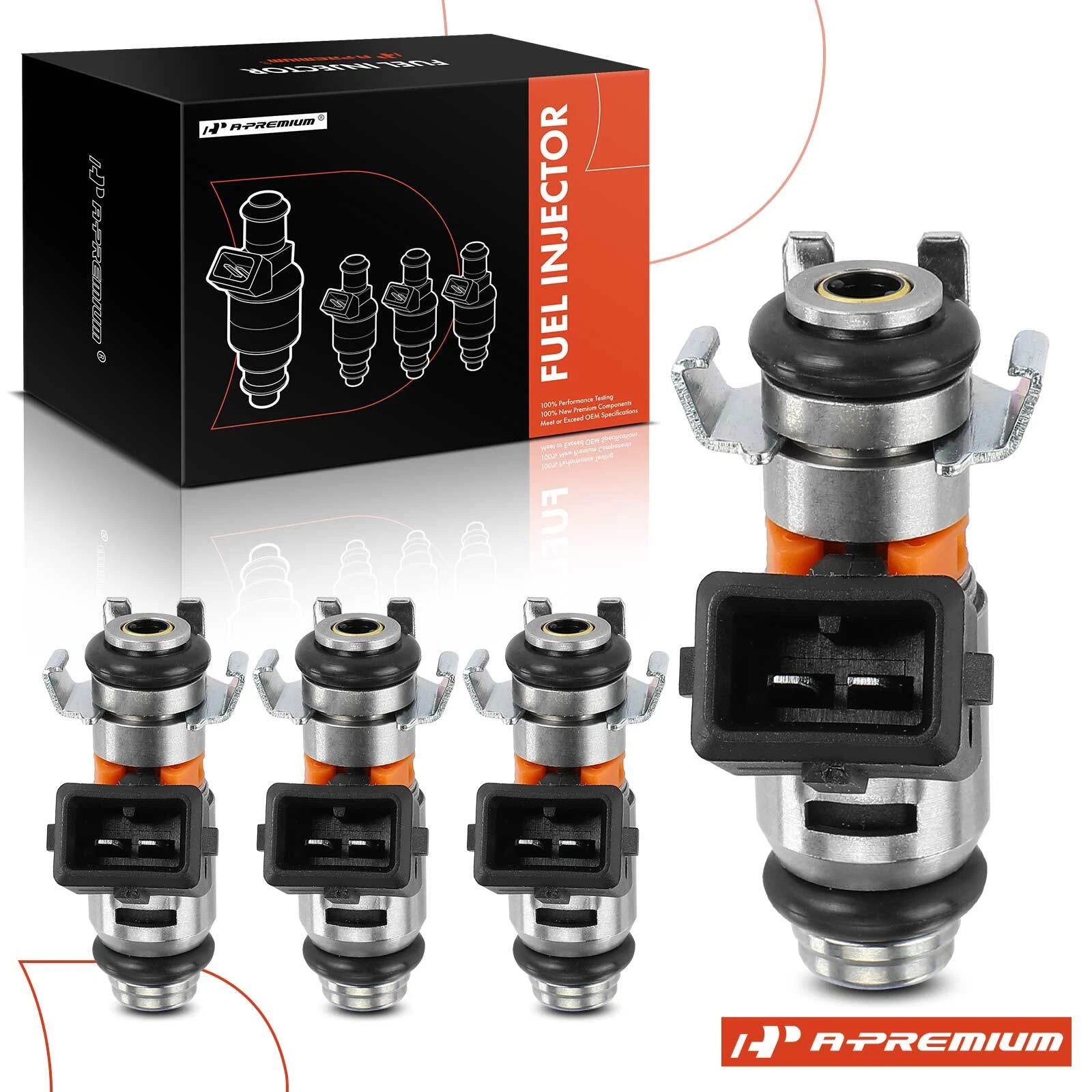 Set of 4 Fuel Injectors for Ford Fiesta (2003–2010) 1.6L Gas