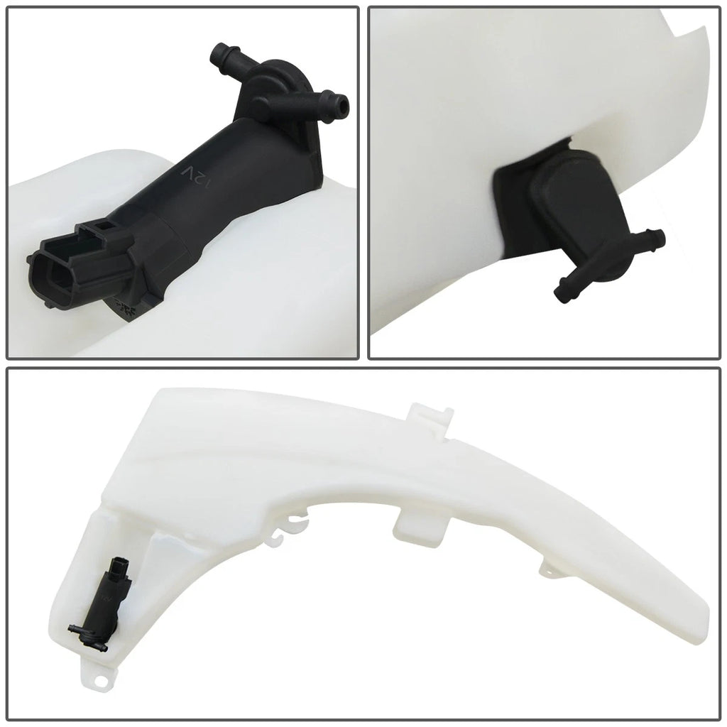 Windshield Washer Fluid Reservoir Tank w/ Cap & Pump for Ford Focus (2000–2004)
