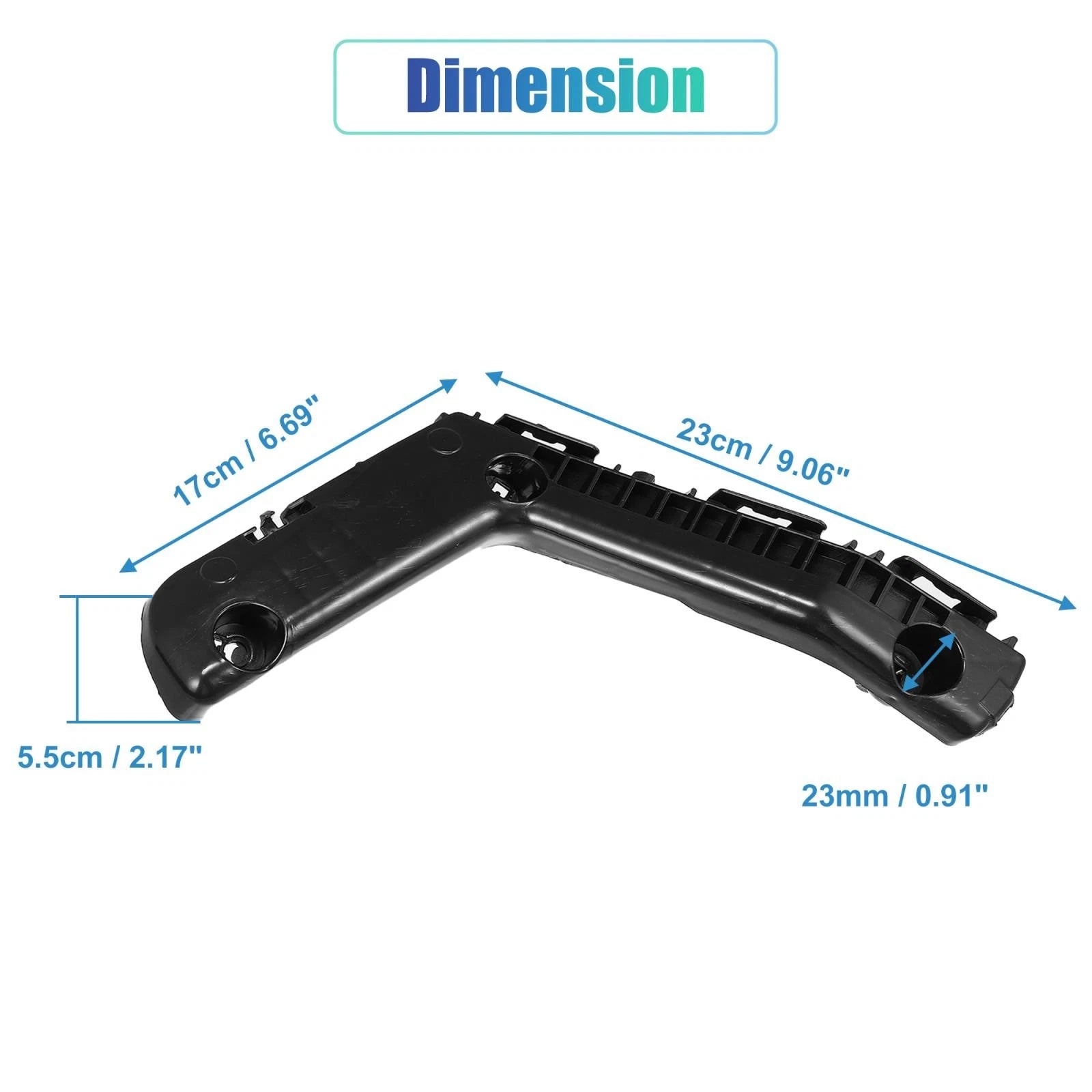 1 Pair Front Bumper Bracket for Toyota Corolla (2014–2016)