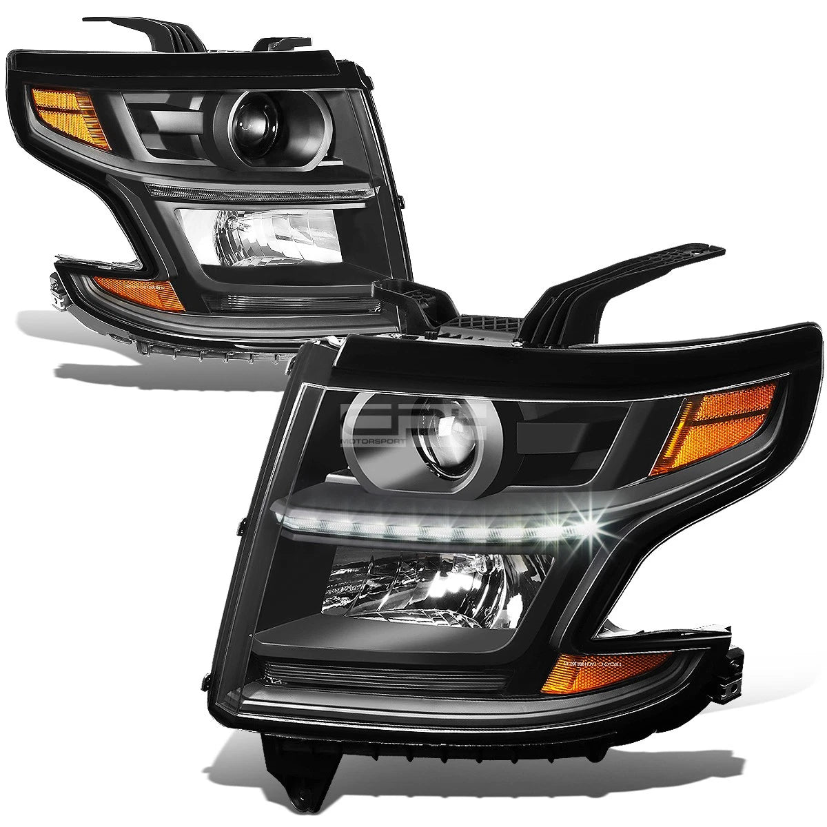 Projector Headlights with LED DRL for Chevy Suburban/Tahoe (2015–2020)