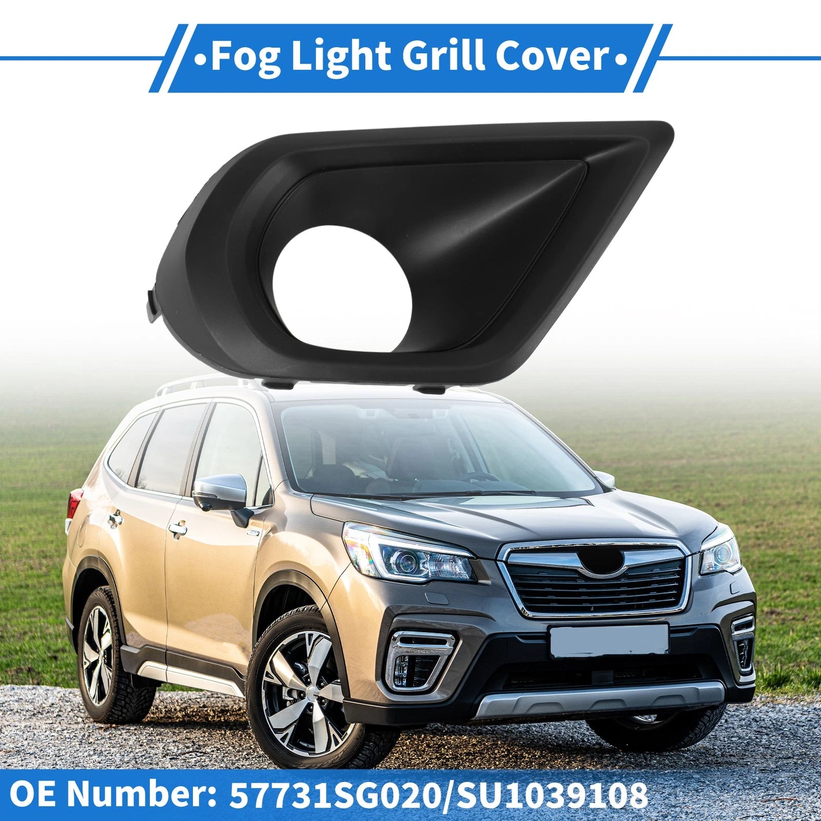 Front Right Fog Light Grill for Subaru Forester (2014–2016) No. 57731SG020 ABS