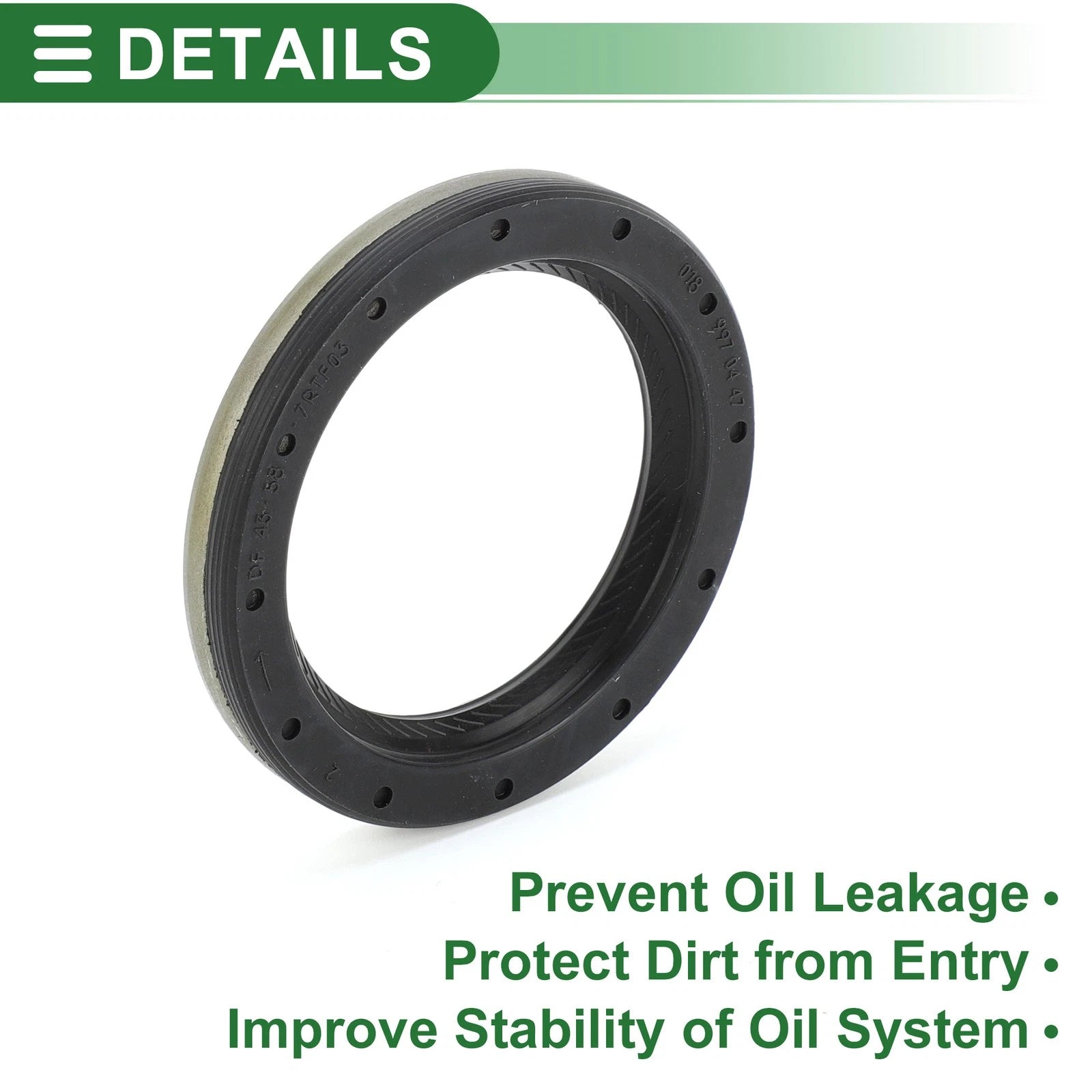 1 Pc Front Crankshaft Oil Seal for Honda CR-V (2002–2019) No. 0189970447