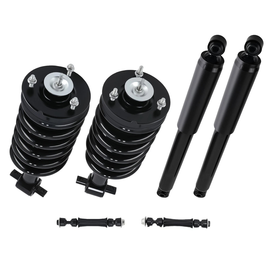 4WD Front Struts Rear Shocks Sway Bars Kit for Silverado Sierra 1500 (2014–2018)