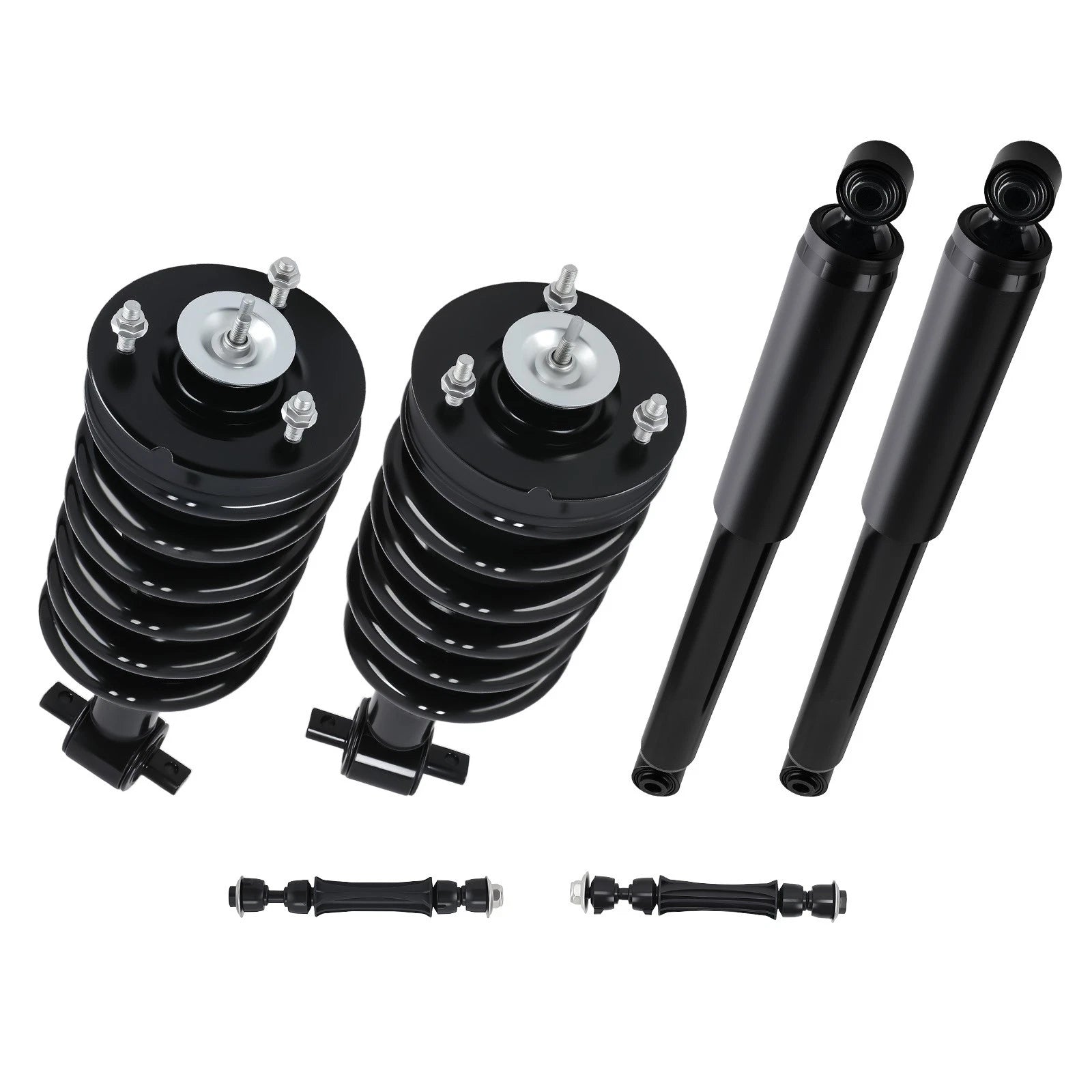 4WD Front Struts Rear Shocks Sway Bars Kit for Silverado Sierra 1500 (2014–2018)