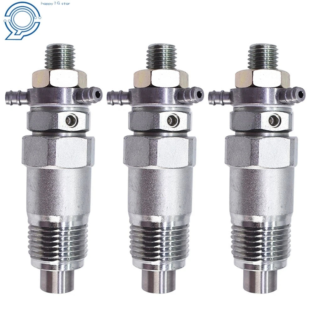 3x Fuel Injectors for Kubota D950 D1302 D1402 V1702 V1902