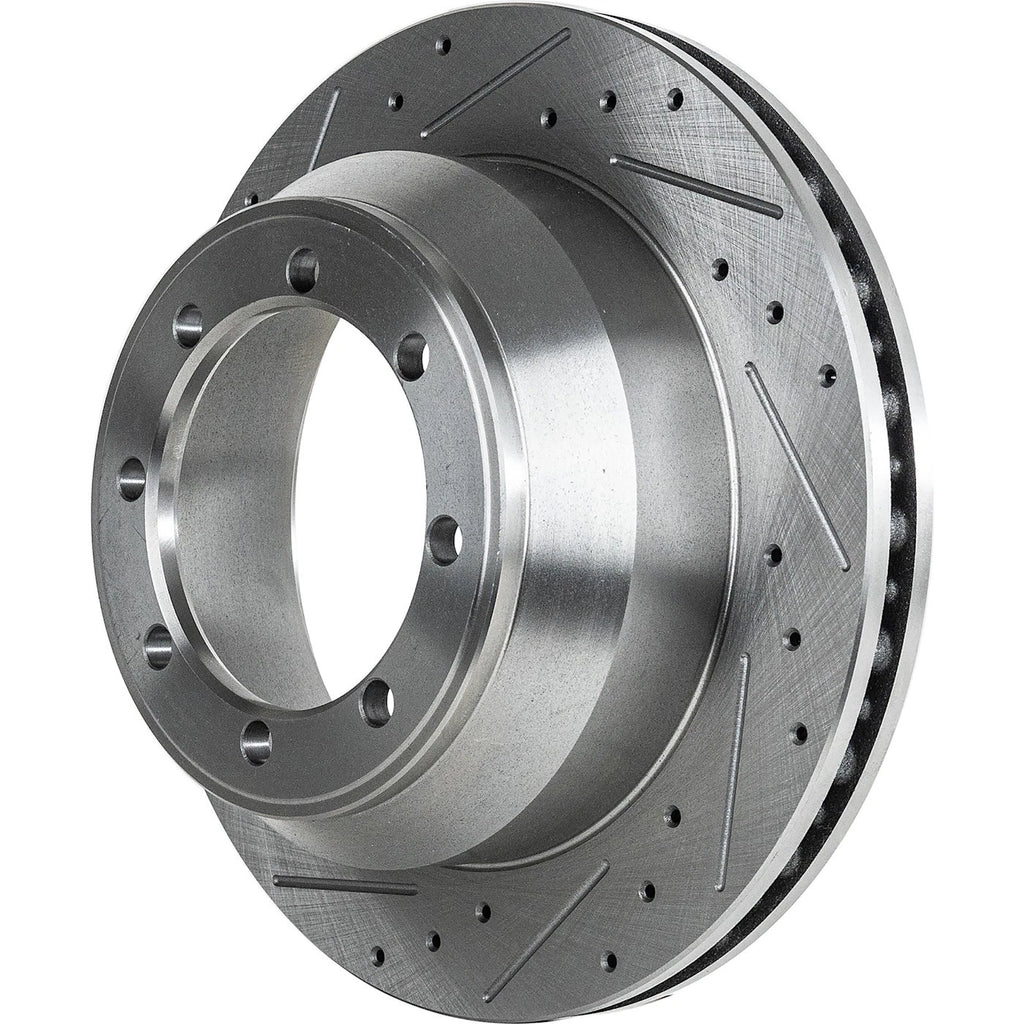 Brake Disc Set for Ford F-250 (2012) Front Rear Cross-drilled 4WD