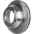 Brake Disc Set for Ford F-250 (2012) Front Rear Cross-drilled 4WD