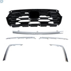 Front Bumper Grille with Chrome Trim for Honda Pilot (2023–2025)