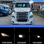 Halogen Black Headlights Assembly Pair for Freightliner Cascadia (2018–2026)