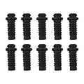 10pcs Rubber Cable Gland Connector Strain Relief Wire Sleeve