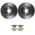 Bosch Rear Quietcast Rotors & Semi-Met Disc Brake Pad Kit for BMW E65 (2002–2008)