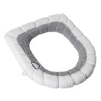 Washable Soft Toilet Seat Pad Cover for Oval and Round Bathroom Seats