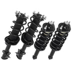 Set of 4 Front & Rear Struts Shock w/ Coil Spring for Honda CR-V (2012–2014)