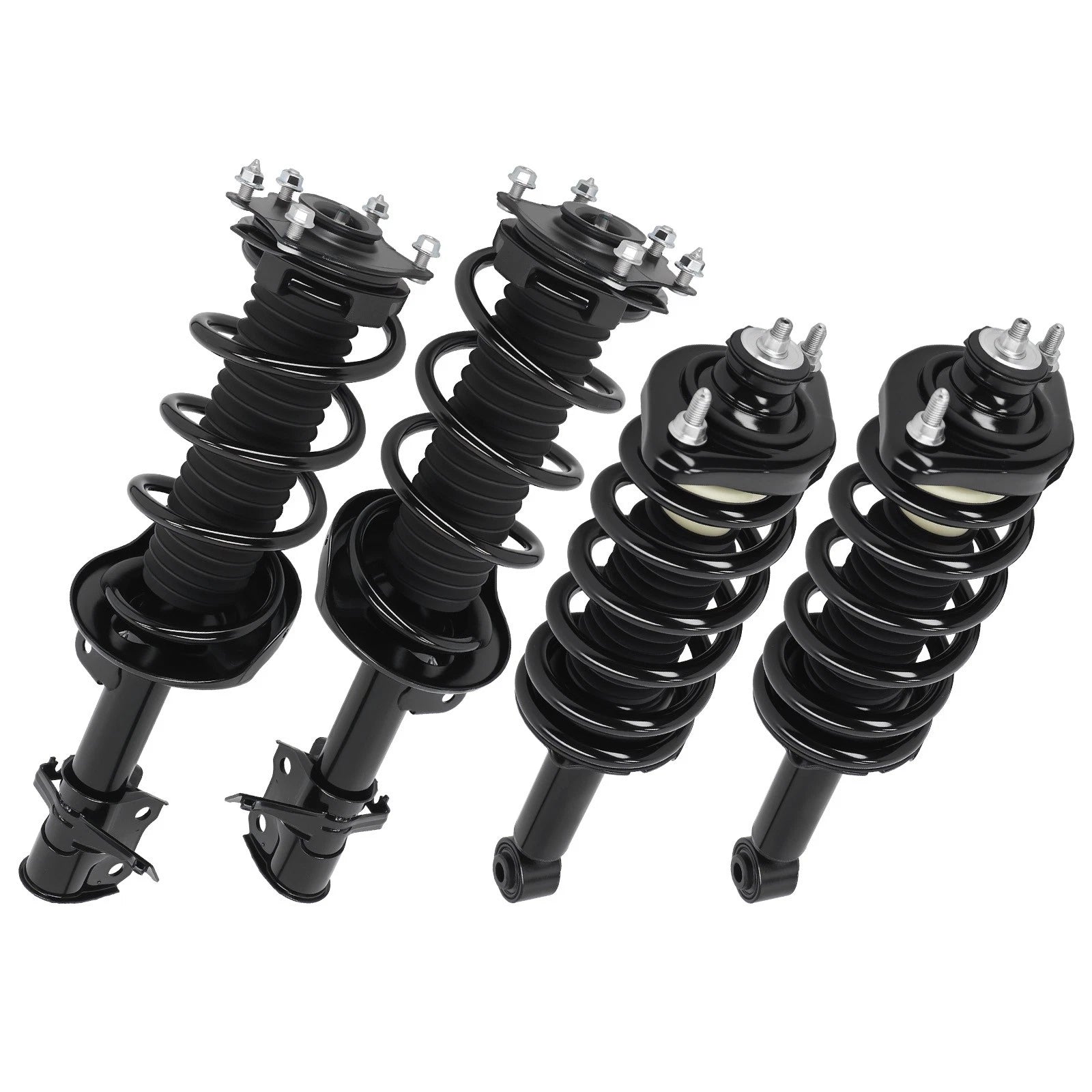 Set of 4 Front & Rear Struts Shock w/ Coil Spring for Honda CR-V (2012–2014)