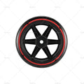 Set of 4 Hard Plastic Tire Wheels for 1/10 RC Drift Cars