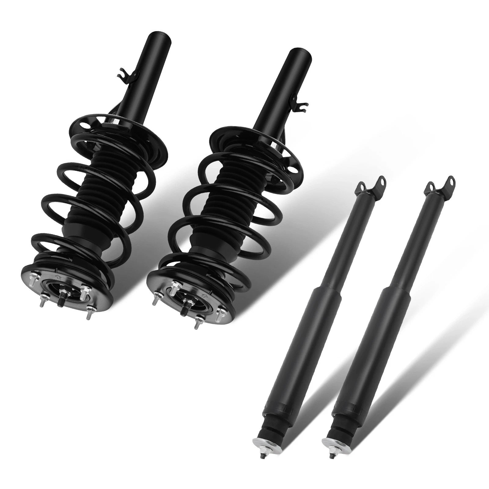 Set of 4 Front Strut Coil & Rear Shock for 2012 Ford Taurus